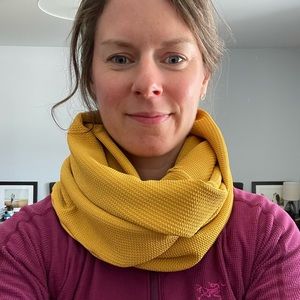 Mustard Yellow Infinity Scarf